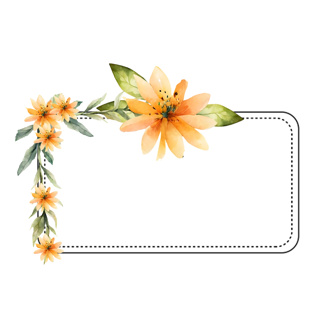 Floral Frame PNG Free Download Transparent Beauty for Your Creations_3.webp